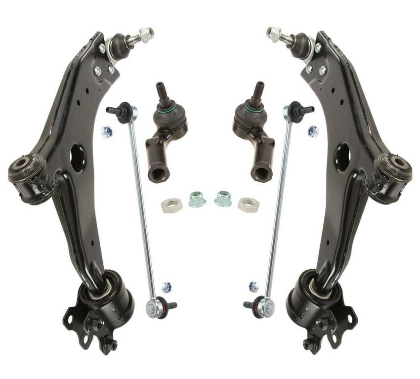 Volvo Suspension Control Arm Kit - Front (6 Pieces) 31340273 - Lemfoerder 3089745KIT